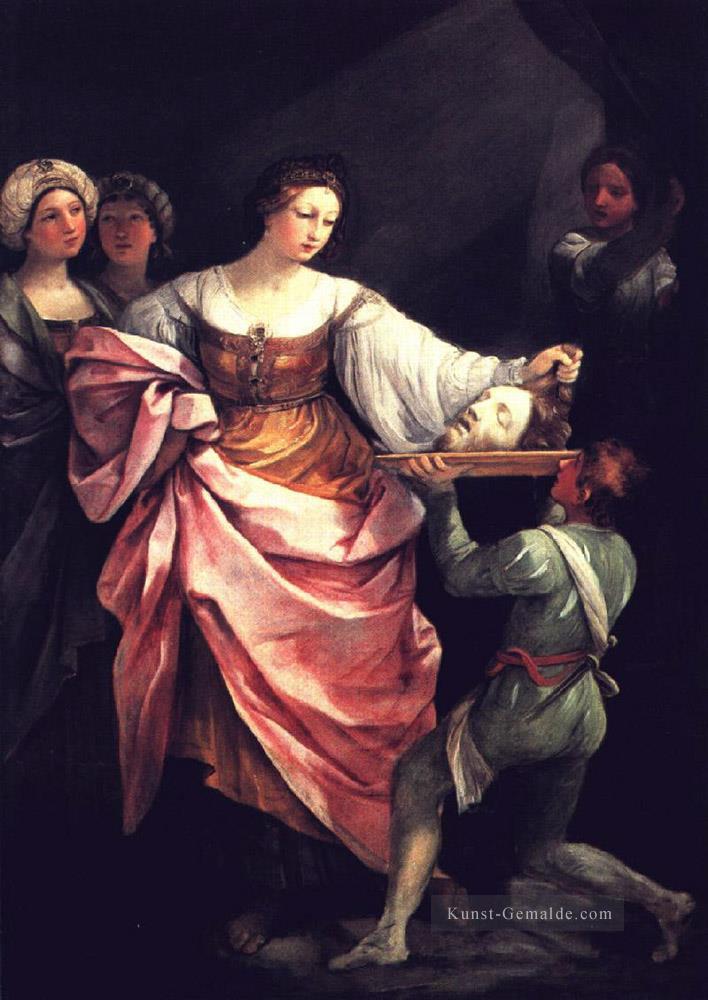 Salome mit dem Haupt des Heiligen Johannes der Täufer Barock Guido Reni Ölgemälde